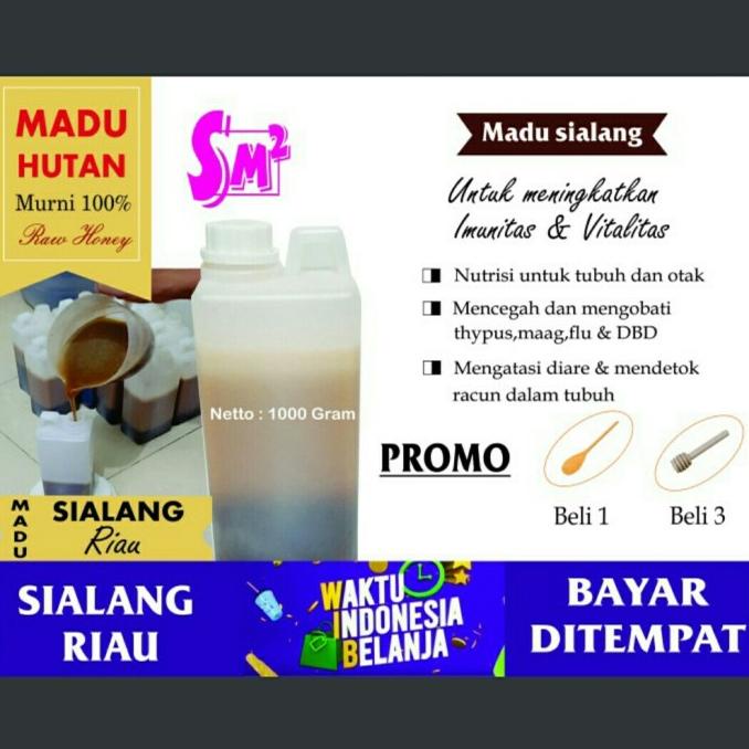 

[COD] [PROMO] MADU ASLI SIALANG RIAU 1KG madu hutan sialang riau netto 1kg [COD]