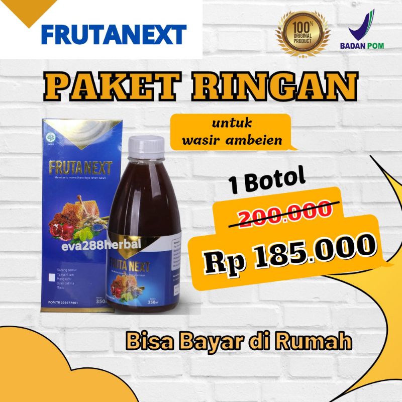 Obat Wasir dan Ambeien Terampuh Frutanext bergaransi
