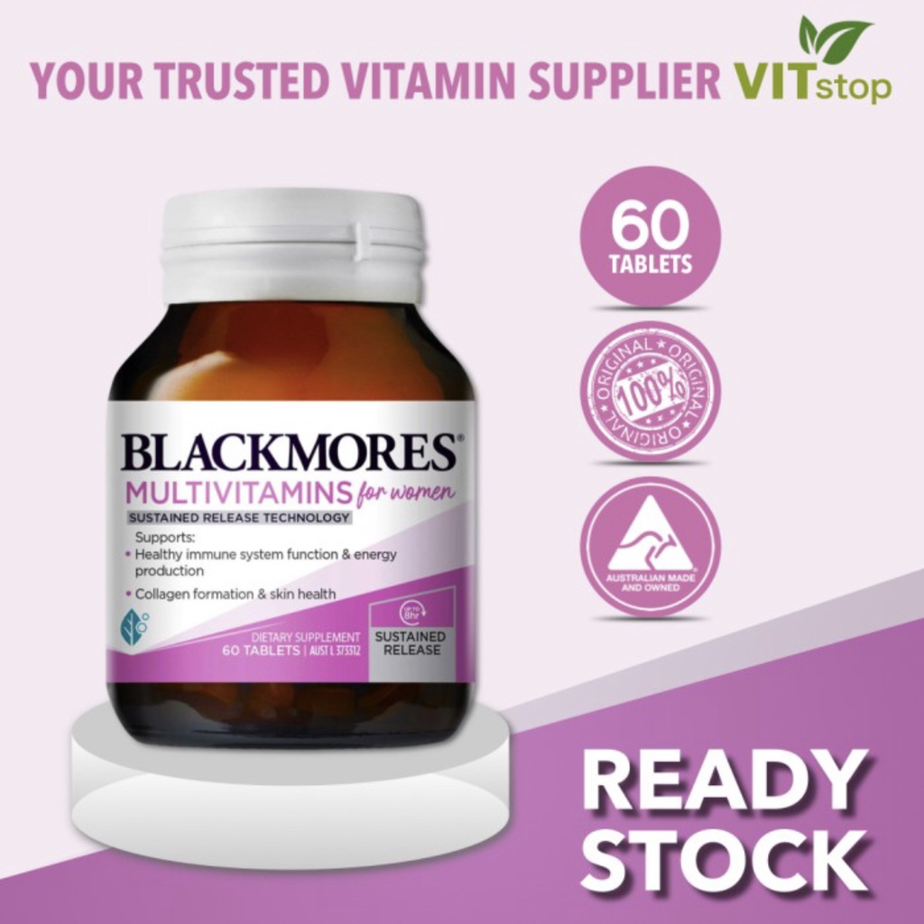 Jual Blackmores Multivitamin Multivitamins for Women 60 Tablet