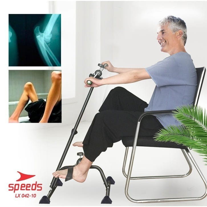 Sepeda Statis Portable Terapi Stroke Syaraf Pedal Exercise Olahraga