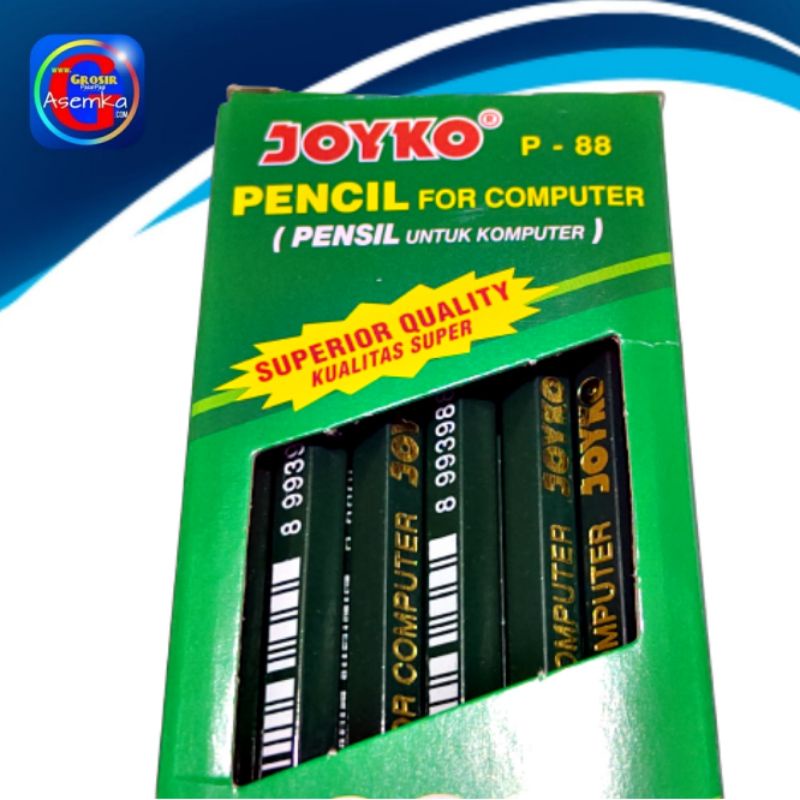 [GPA] Pensil 2B Joyko bersertifikat Lulus Uji computer 12pcs