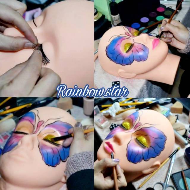 Patung Kepala Manekin Belajar Eyelash Extension / Head Mannequin