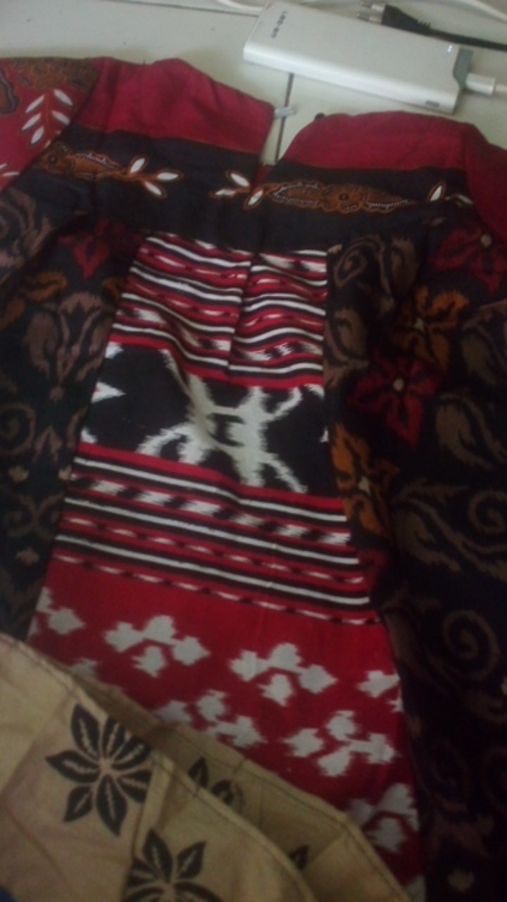 A-line Dress Katun Anak, Dres Batik Anak