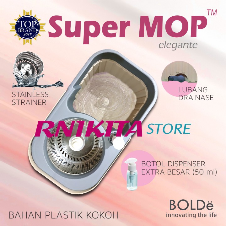 BOLDe SUPERMOP NEW ELEGANTE - Alat Pel Modern