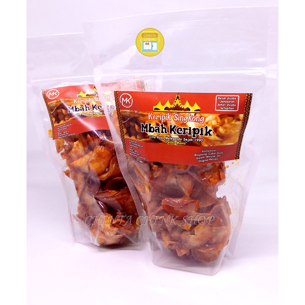 

Keripik Singkong Balado Sanjai MBAH KERIPIK Asli Lampung 200g