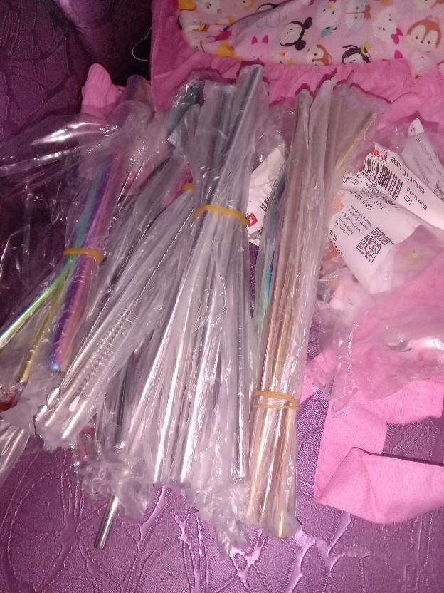 Sikat Sedotan Stainless Straw Jumbo Bubble Serbaguna