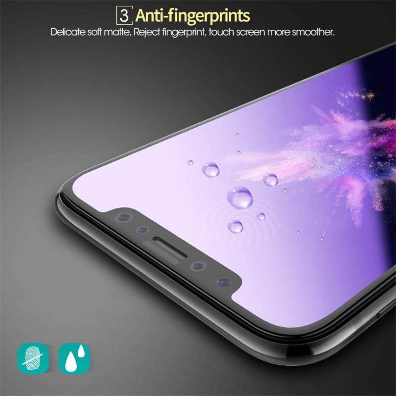 Anti Blue Ray 3D Curved Tempered Glass For iPhone 11 12 Pro Max Mini  7 8 Plus X XS Max XR SE 2020 Full Cover Screen Protector