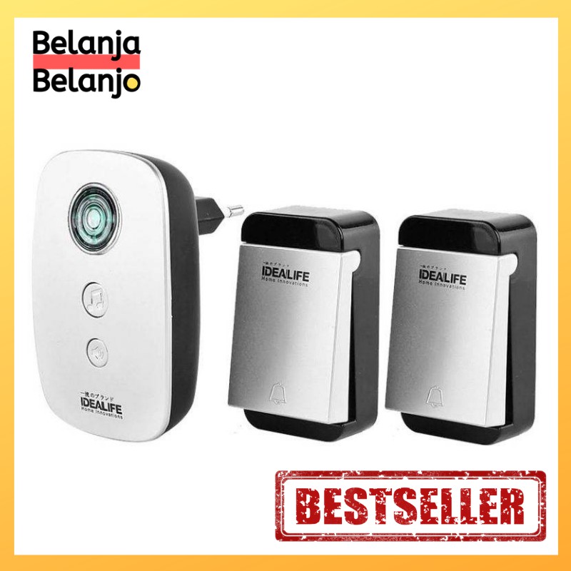 Bel Rumah Idealife tanpa Baterai / Bel Rumah tanpa baterai / Bel rumah tanpa battery