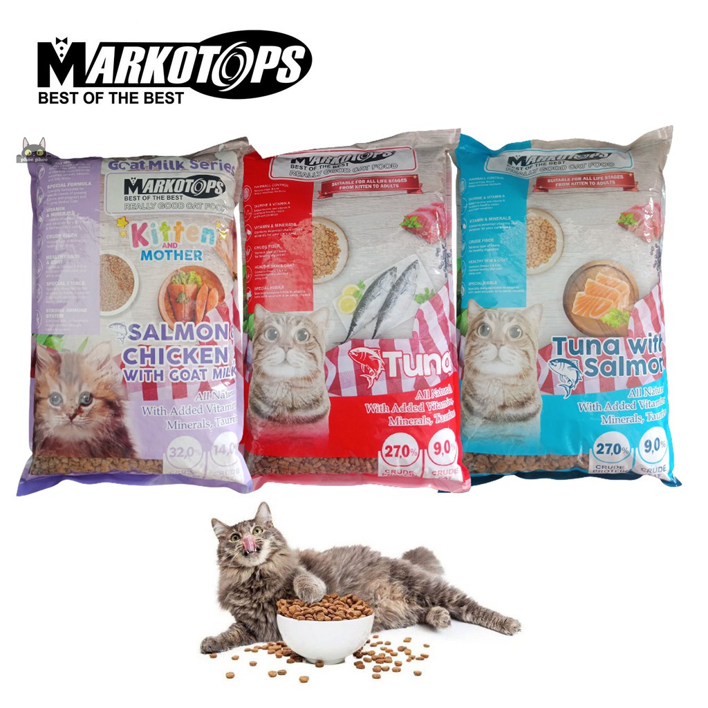 PH.Medan MARKOTOPS Makanan Kucing - Cat Food Dry Repack 1kg