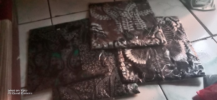 Batik Couple Keluarga Sania Rufle Ndoro Jowi Motif Dimensi Abu Termurah Katun Premium M-xxl Alfurqon