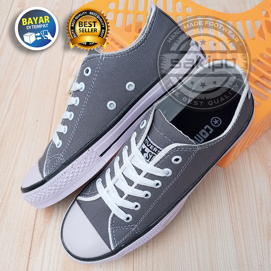 PROMO 12.12 BIRTHDAY SALE SEPATU CONVERSE ALL STAR CHUCK TAYLOR 70S  PRIA WANITA HITAM MARUN ABU / SEPATU SEKOLAH HITAM MURAH / SAKIPO