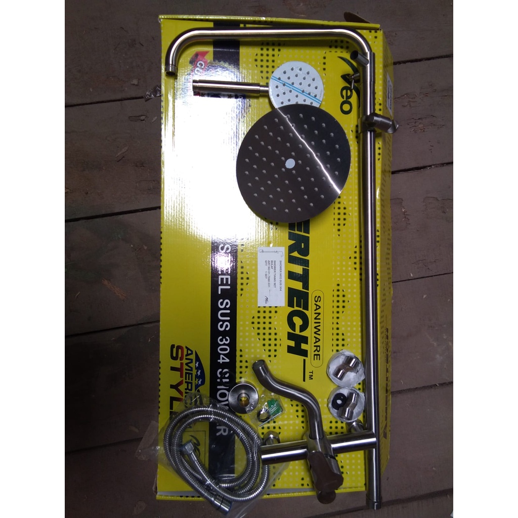 Shower set / shower colum / shower tiang kran panas dingin Ameritech FULL STAINLESS STEEL