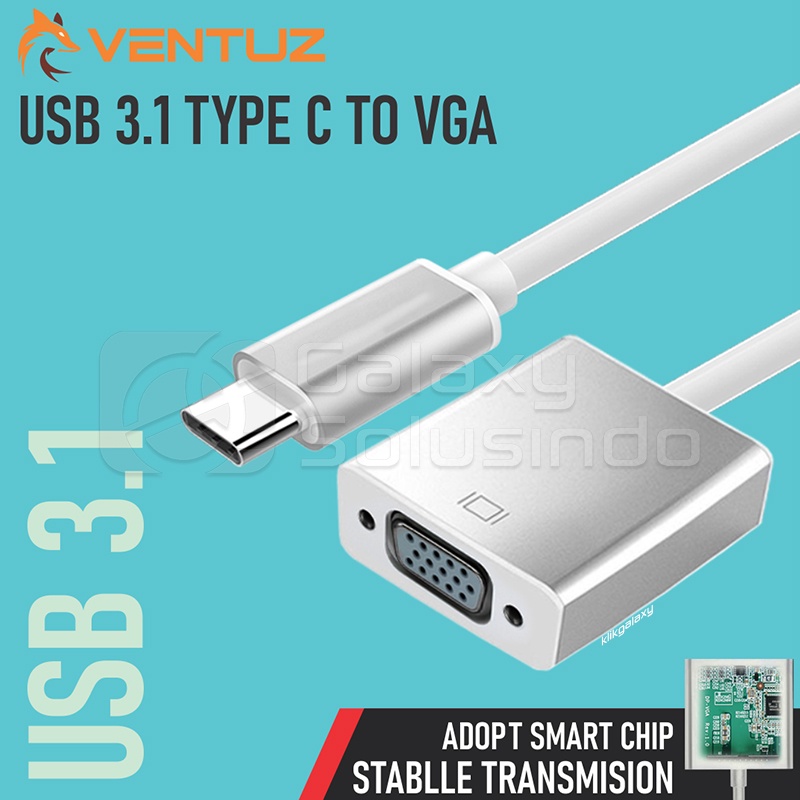 VENTUZ USB Type C to VGA Converter