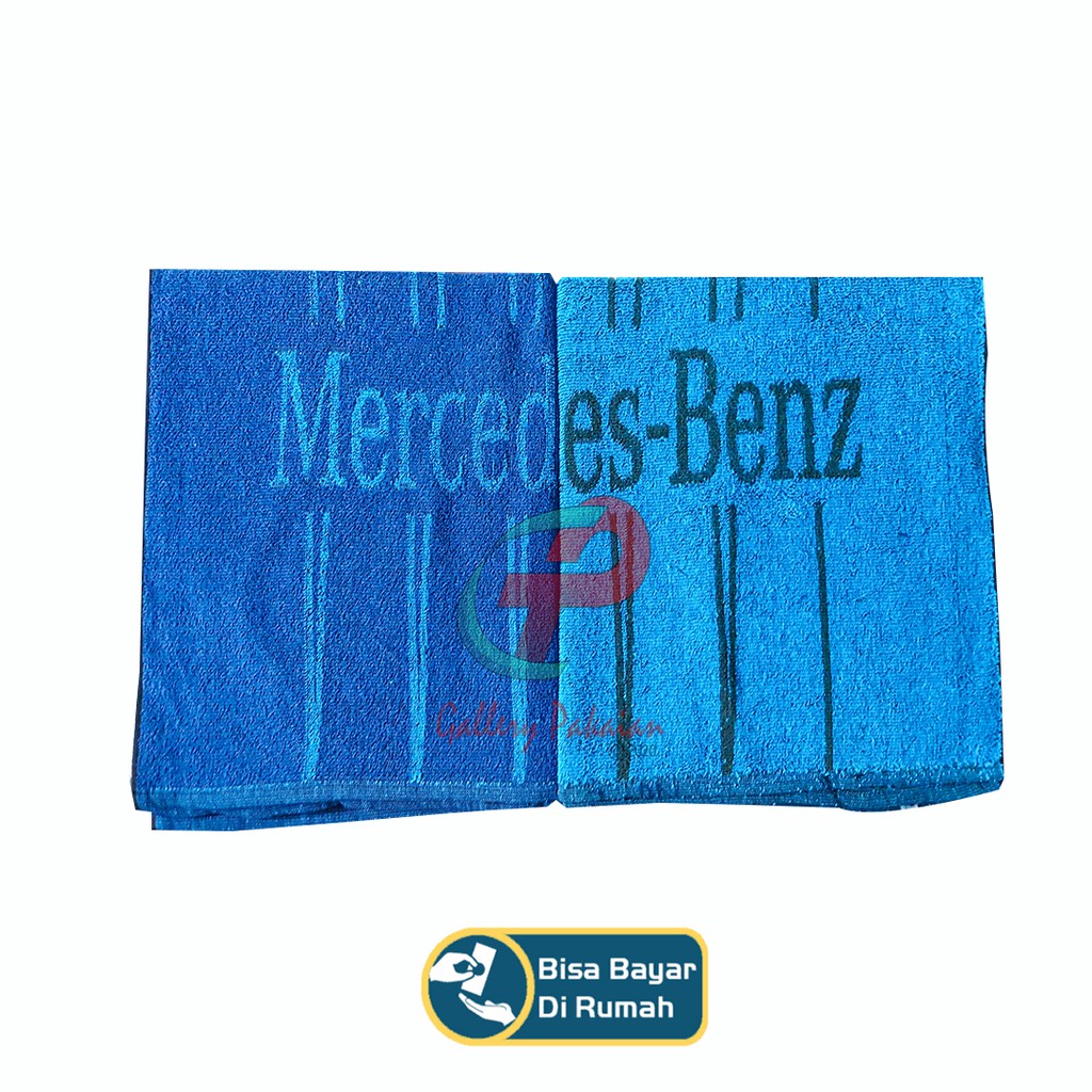 Handuk mandi murah Mercedes-Benz ukuran besar 140x70 cm