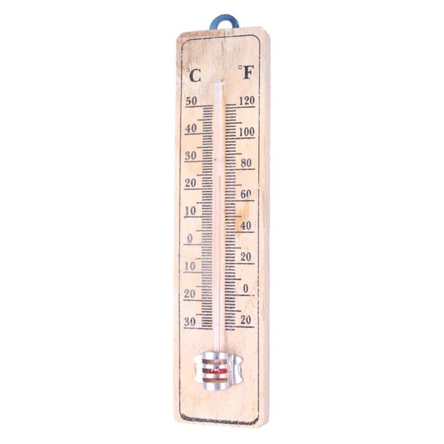 Termometer Kayu / Wooden Thermometer Air Raksa