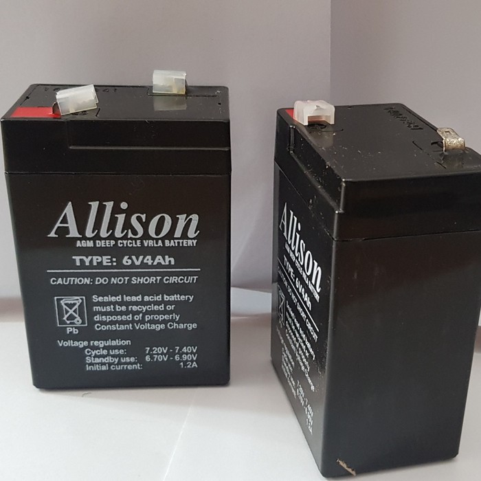 Paling Laris Allison! Aki Kering Accu Kering 6v 6 v 6volt