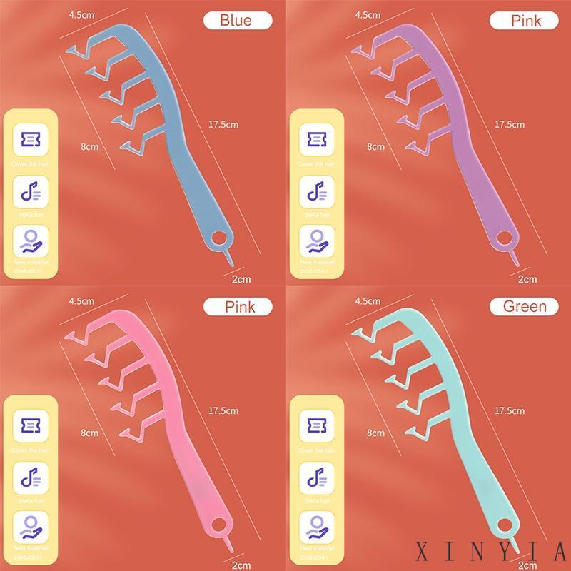 Xia.id Sisir Rambut Bentuk Z Gigi Lebar Anti Statis Portable Untuk Wanita