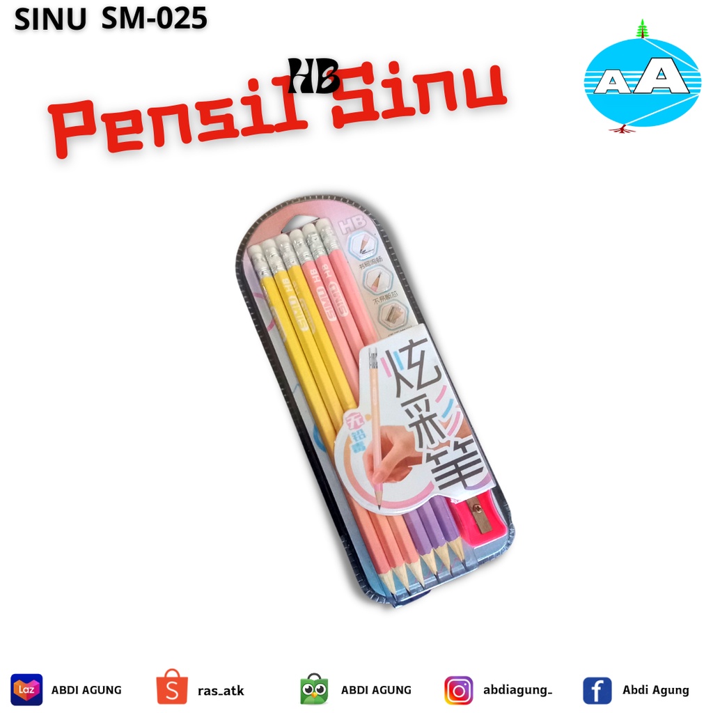 

Pensil HB Sinu SM-025/Set