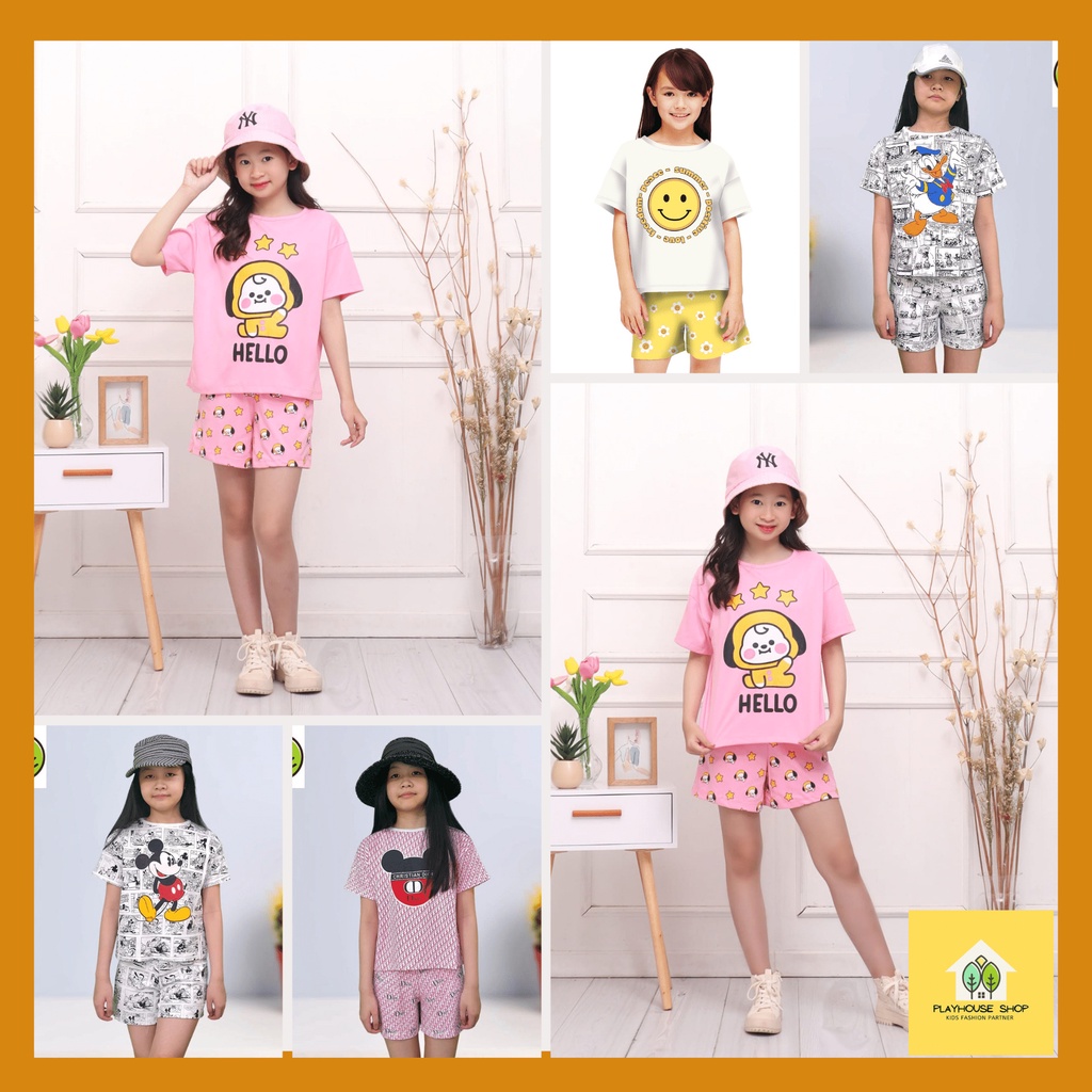 SETELAN ANAK CEWEK / SETELAN ANAK PEREMPUAN MURAH / BAJU STELAN ANAK PEREMPUAN 10 TAHUN