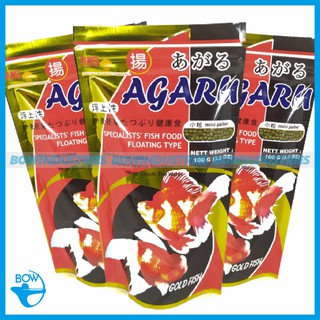 makanan ikan hias kecil agaru 100 gram floating sinking