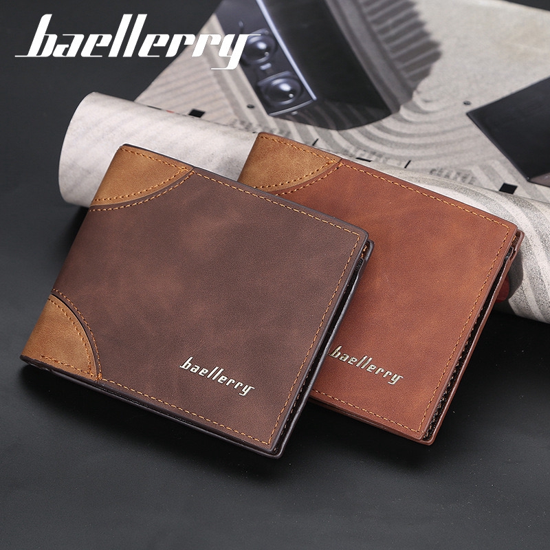 BAELLERRY DR035 Dompet Lipat Kulit Pria WK-SBY