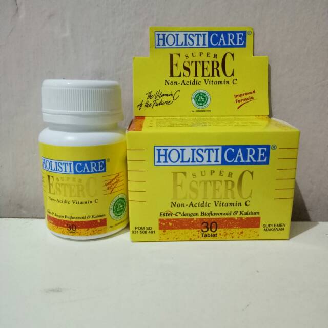 Holisticare Ester C botol isi 30 tablet