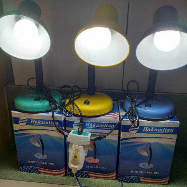 Lampu baca/Lampu belajar/lampu meja belajar/lampu baca corong hakamitsu