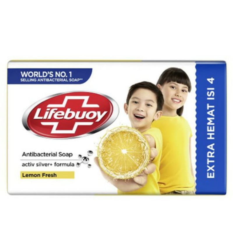 Jual Lifebuoy Antibacterial Soap Lemon Fresh 60 Gr Shopee Indonesia