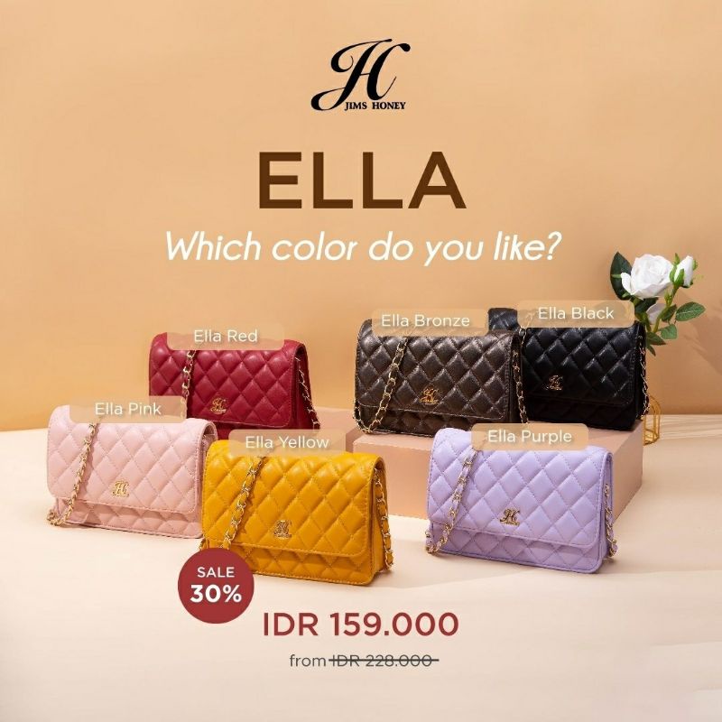 JIMS HONEY - PROMO TAS WANITA ELLA BAG (FREE BOX)