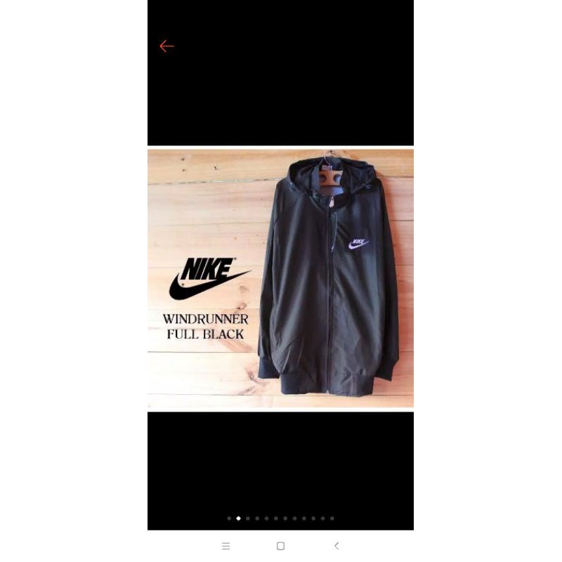 jaket parasut bahan anti air/angin