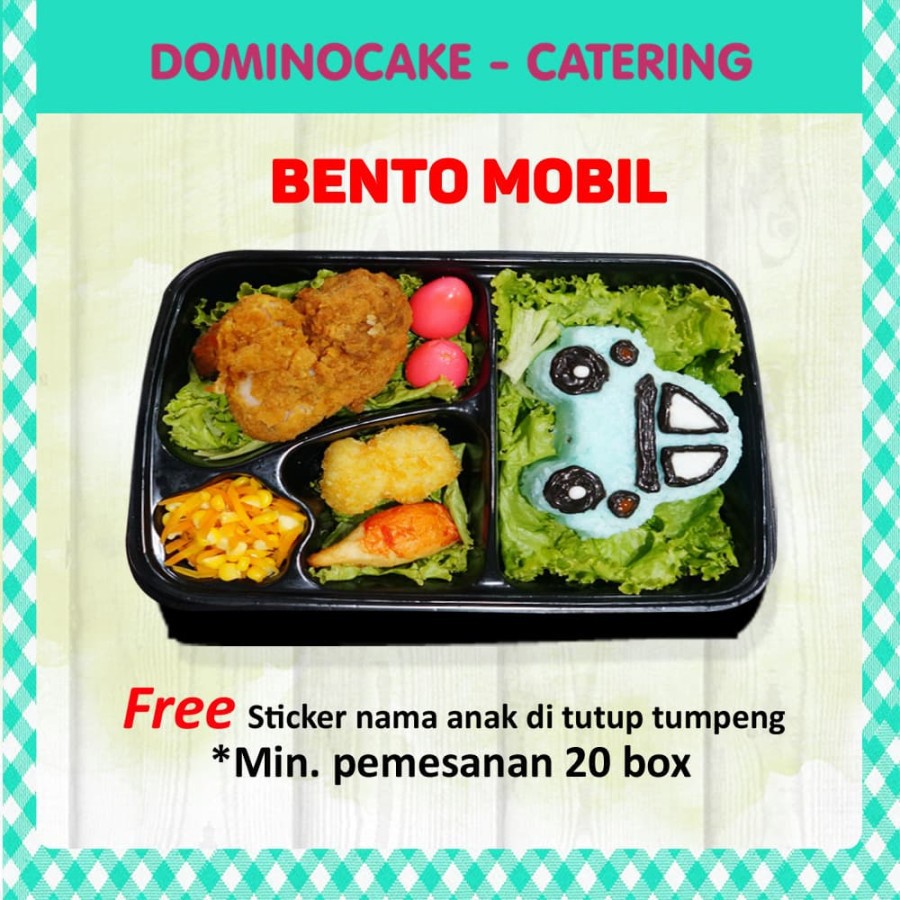 

Nasi kuning anak - Paket Kids Bento - Nasi bento kids Mobil