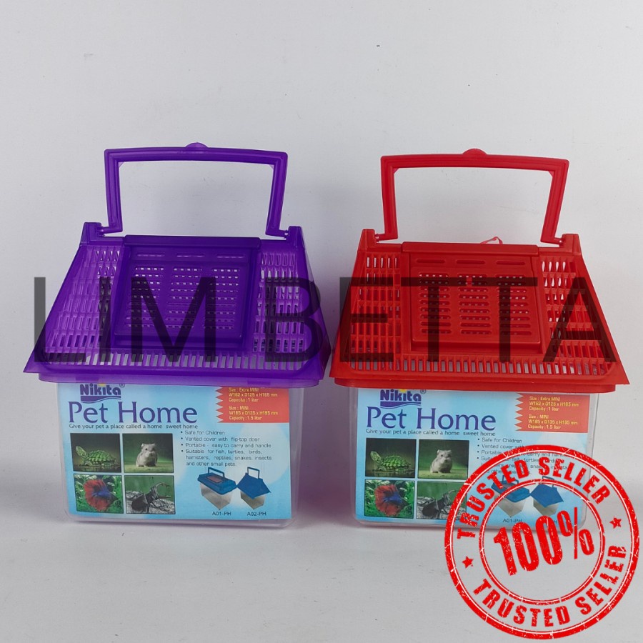 Aquarium Pet Home Mini / Rumah Mini Kura kura