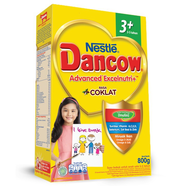 

Nestle Dancow 3+ Rasa Madu/ Vanilla / Coklat Susu Formula