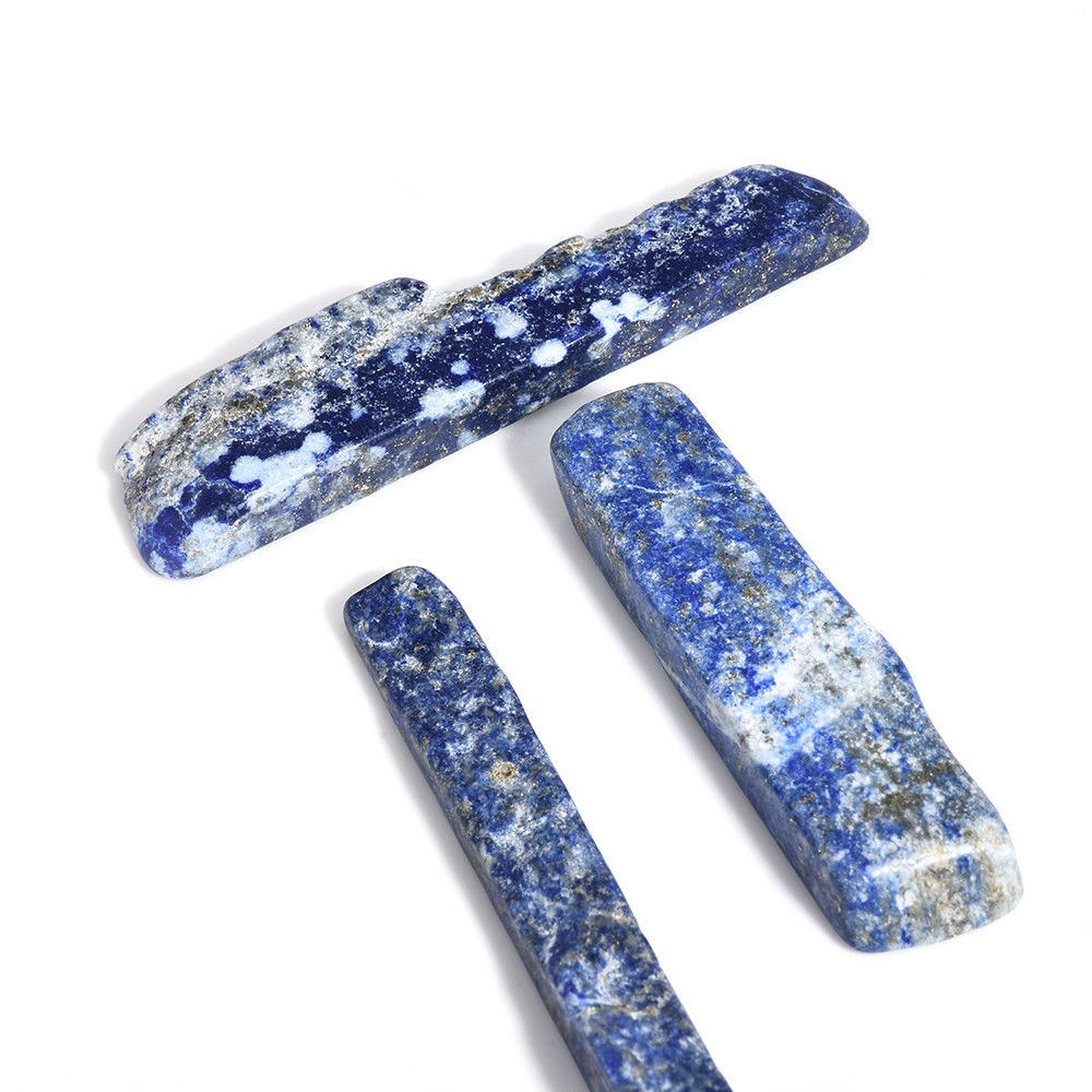 50G Natural Lapis lazuli Quartz Crystal Point Specimen Healing Stone Charm