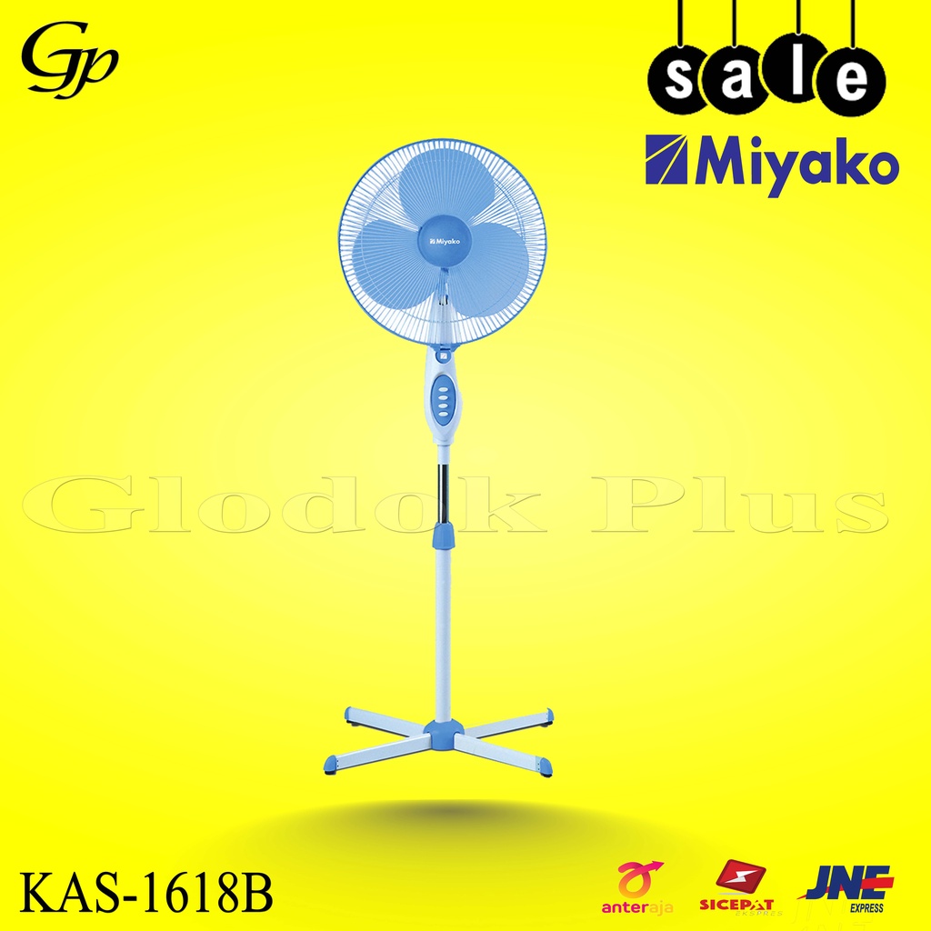 Miyako kas 1618b Kipas angin berdiri KAS1618B stand fan 16&quot; kas1618 b 16 Inch 1618