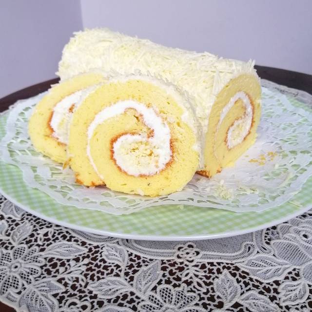 Bolu Gulung Keju Roll Cake Double Cheese Shopee Indonesia