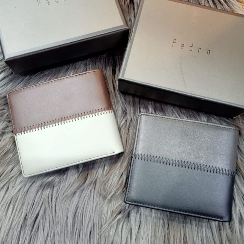 Dompet pedro leather 64136 Dompet lipat pria premium quality