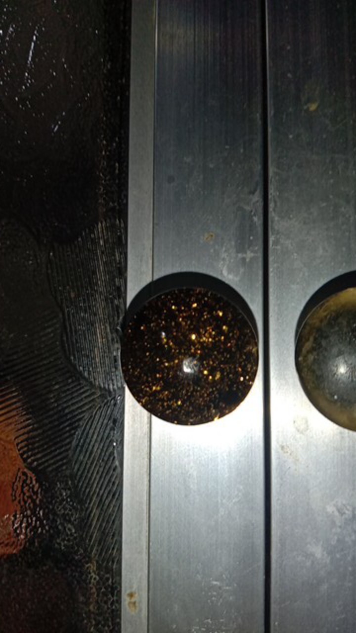 Knob Knop Warna Pelangi Bintik Emas 2.5 Cm Asli (handle Laci, Lemari, Pintu)