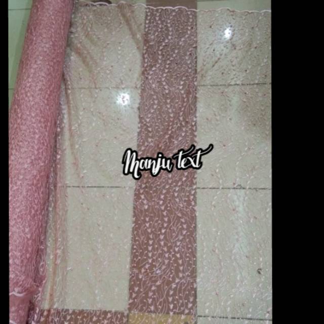 Kain tile akar mutiara / bahan dress,kerudung,gaun,dll