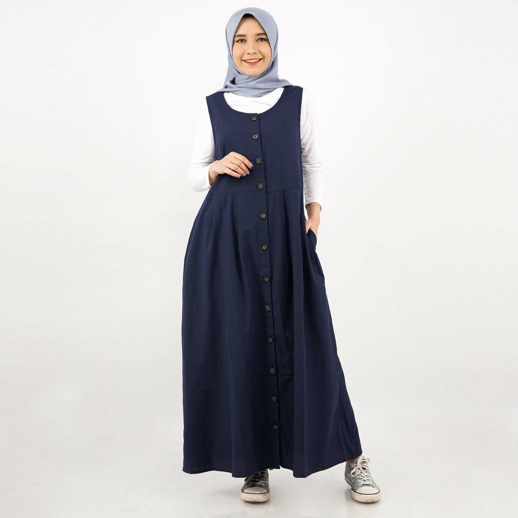 Baju Muslim Gamis Outwear Wanita Cressida - LLGBU.DB940Y DAILYDOTS
