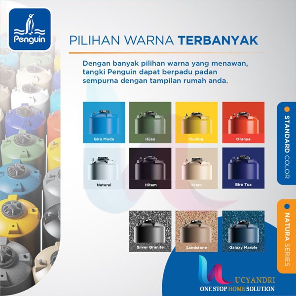 Tangki Air Penguin TB 120 / Toren Air / Tandon Air PREMIUM QUALITY FREE ONGKIR JABODETABEK