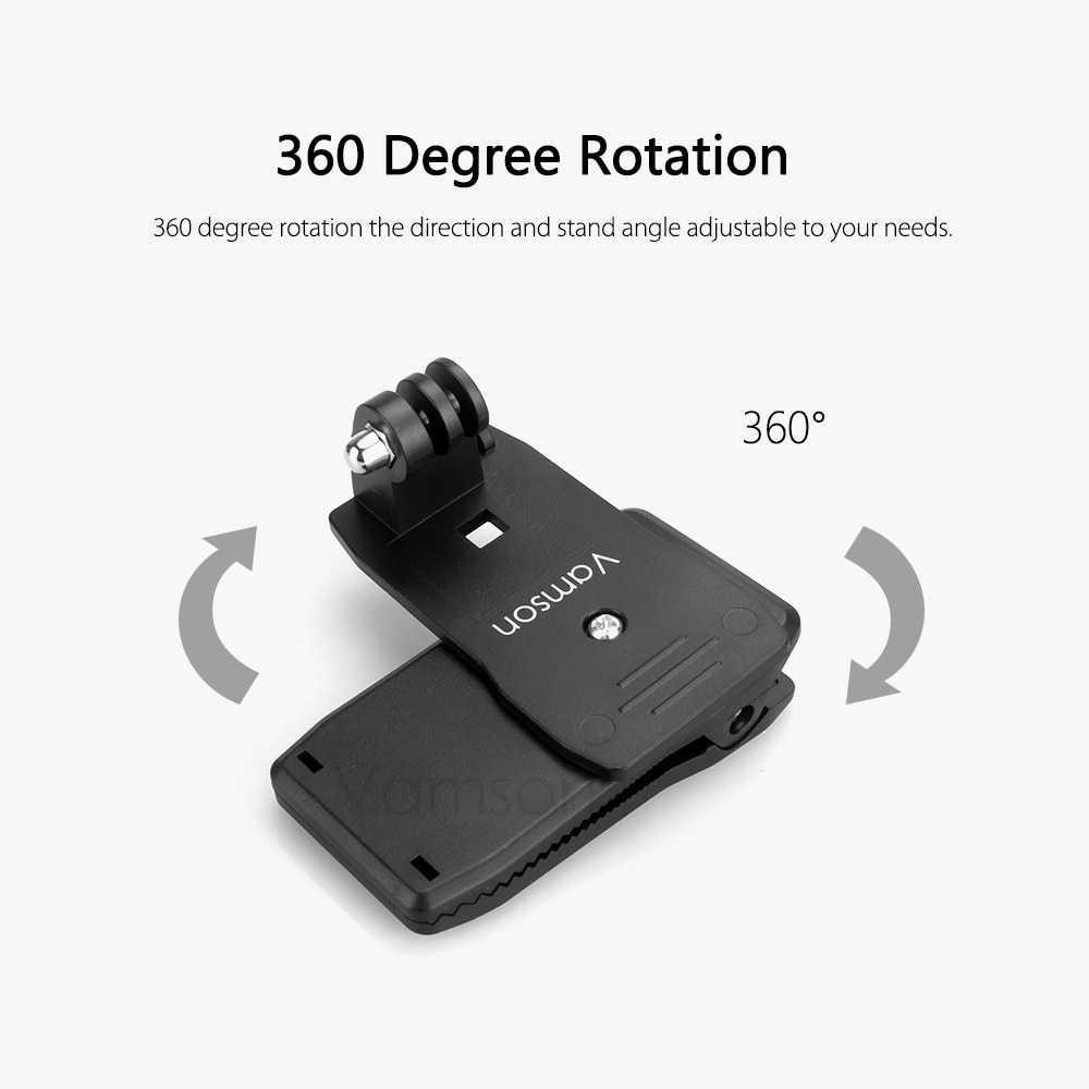 Vamson Clip Clamp Mount 360 Rotary for GoPro / Xiaomi Yi - VP512 ( Al-Yusi )