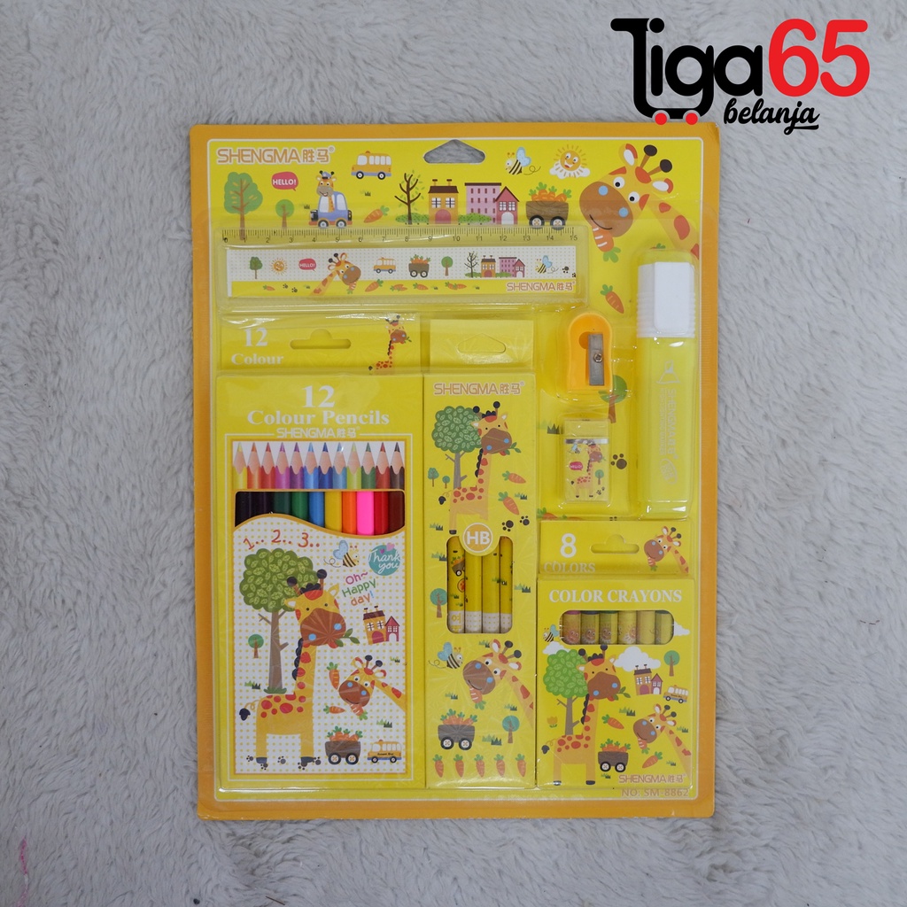 365 STATIONERY SET #41185 Buku &amp; Alat Tulis Anak / Karakter Fancy Gambar Lucu