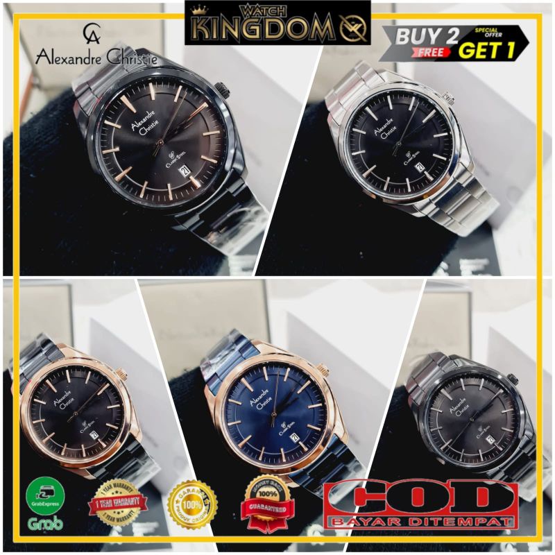 Terbaru Jamtangan pria Alexandre christie ac8654 / ac 8654 / 8654 Original garansi resmi 1thn