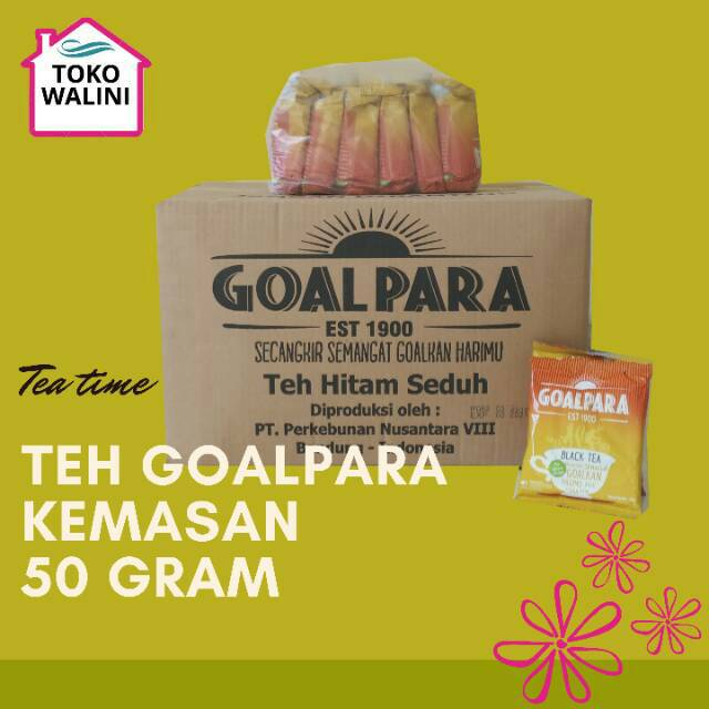 

Teh Goalpara Seduh 50 gr (/ karton isi 132 bungkus )