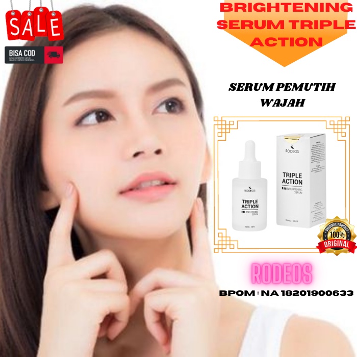 RODEOS BRIGHTENING SERUM Serum Glowing Serum Wajah Glowing Serum Pemutih Wajah Serum Glowing Bpom Pe