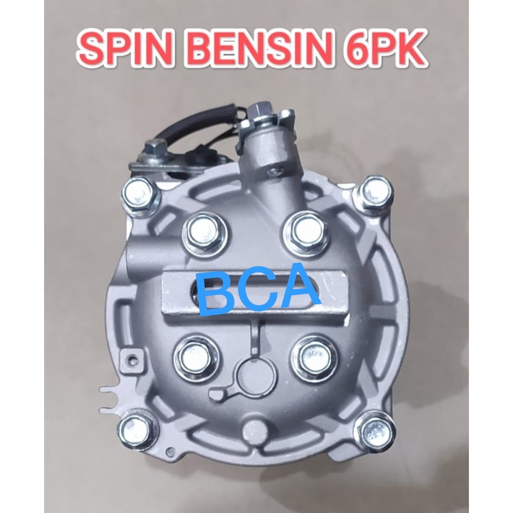 KOMPRESOR COMPRESOR AC MOBIL NEW AVEO SPIN BENSIN 6PK