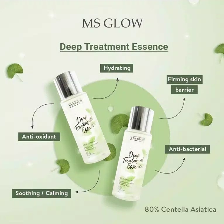 Msglow Deep Treatment Essence Free Bandana Shopee Indonesia