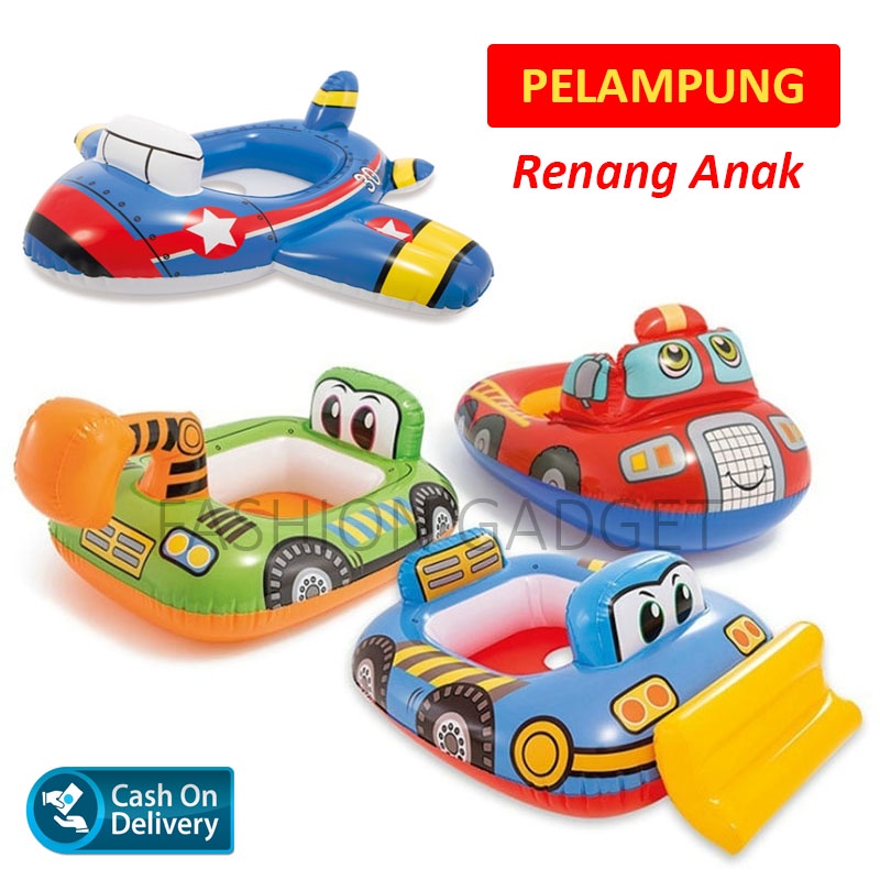 Pelampung Renang Anak Motif Mobil Kiddie Car Floats Ban Pelampung Anak Bentuk Mobil Pesawat Ban Renang Karakter