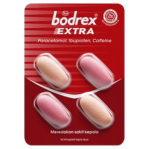 BODREX EXTRA PER 3 STRIP MEREDAKAN SAKIT KEPALA SAKIT GIGI DAN DEMAM